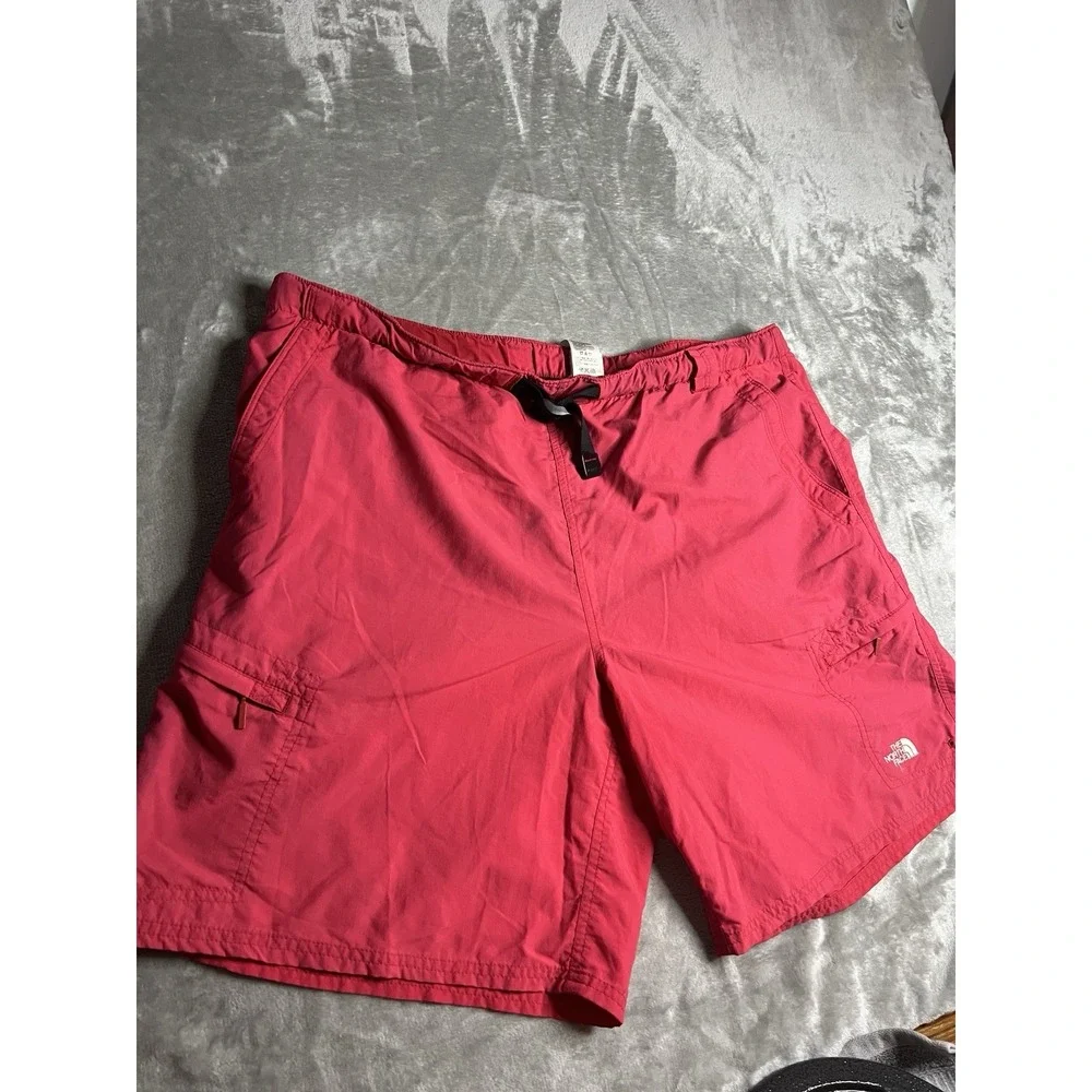 The North Face Mens Shorts XL Pink Swim Trunks Board Shorts Mesh Lined Beach